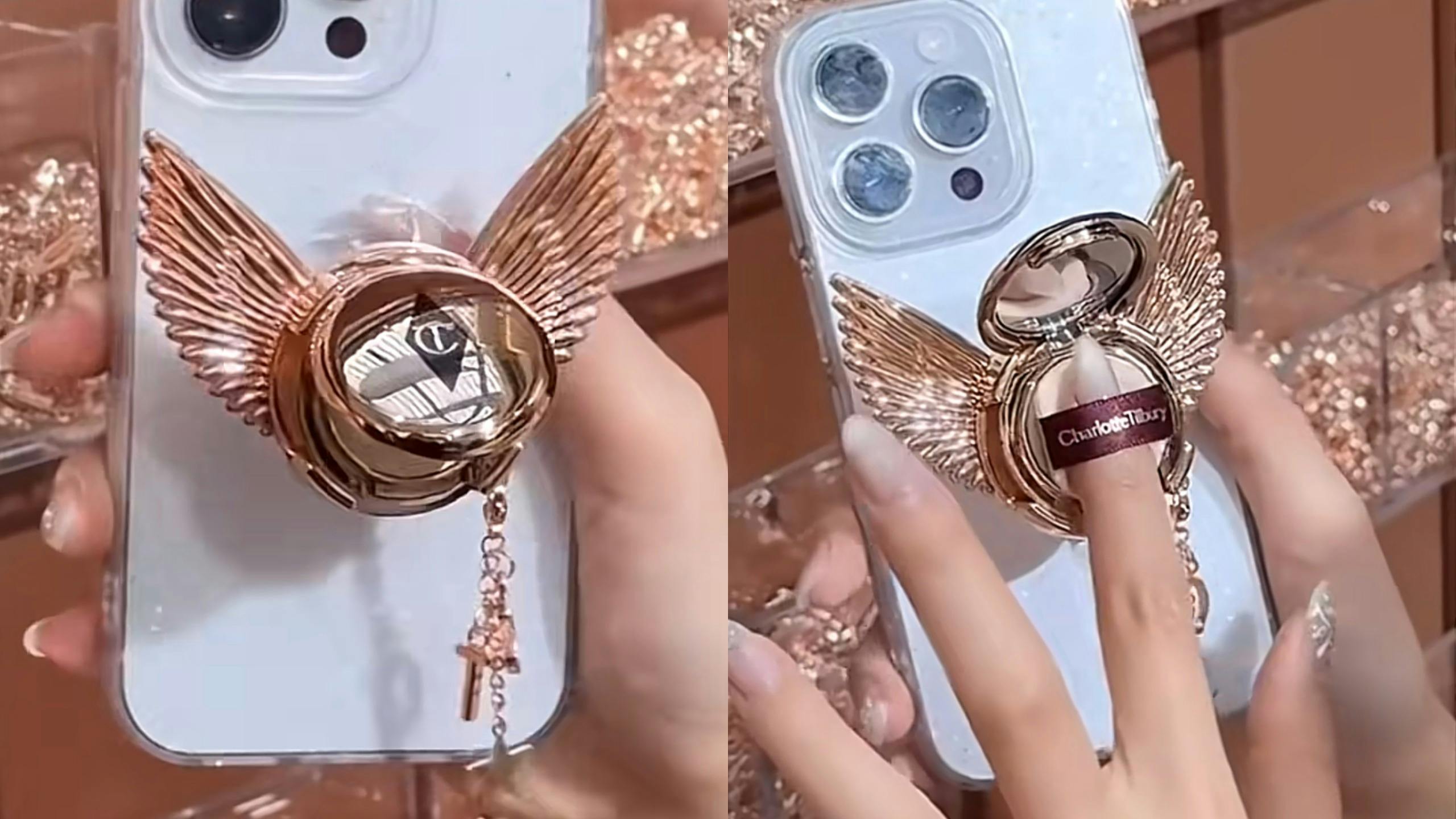Charlotte Tilbury bringt endlich ihre Handyhalterung mit gepresstem Puder ...