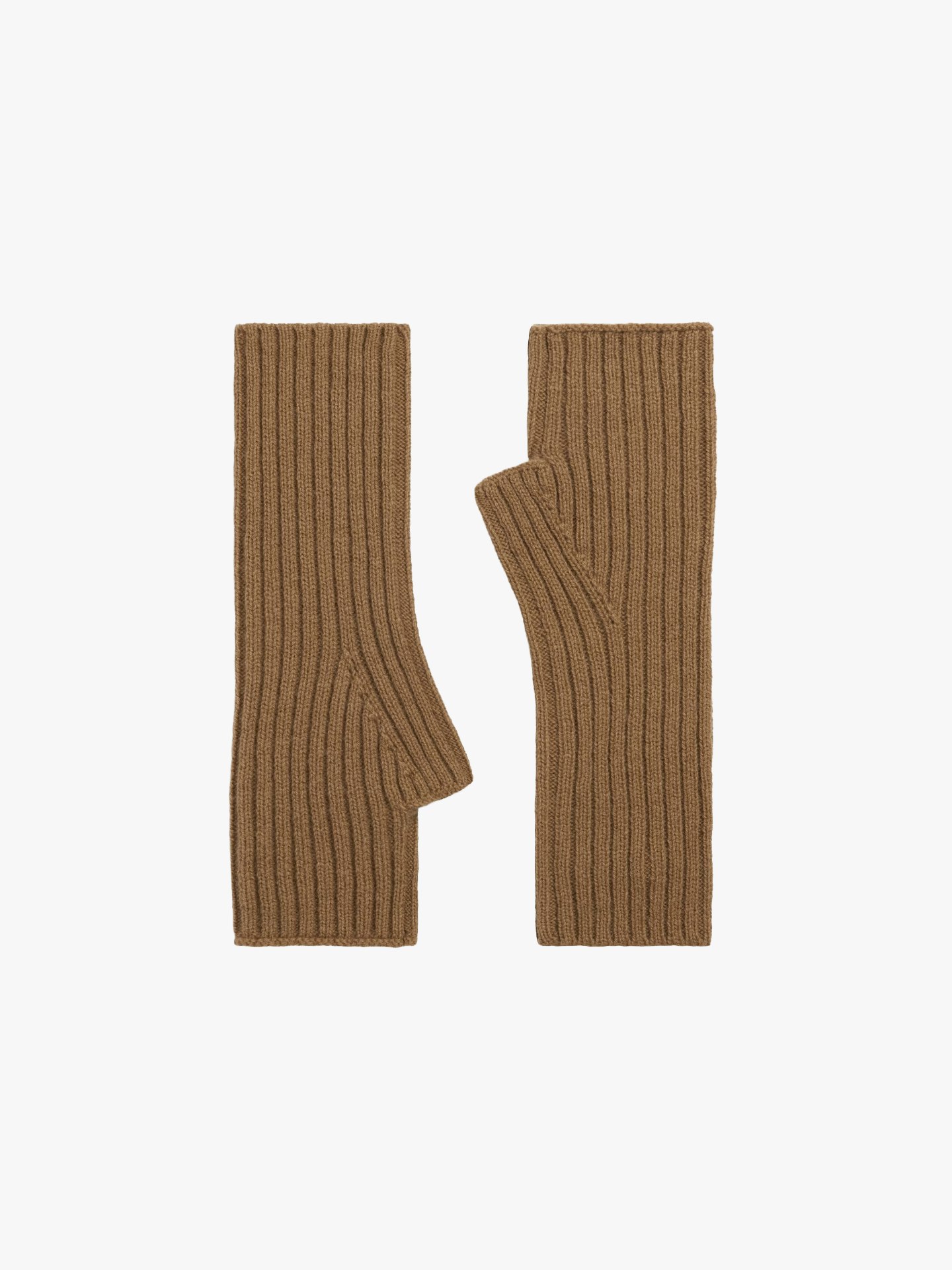 Rise &amp; Fall, Cashmere Merino Ribbed Fingerless Gloves