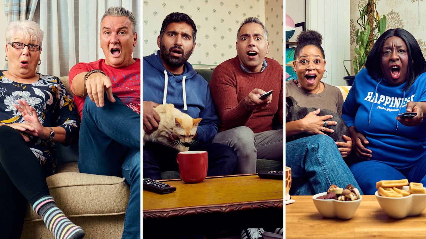 Gogglebox's Jenny and Lee, the Siddiqi brothers and Danielle and Daniella