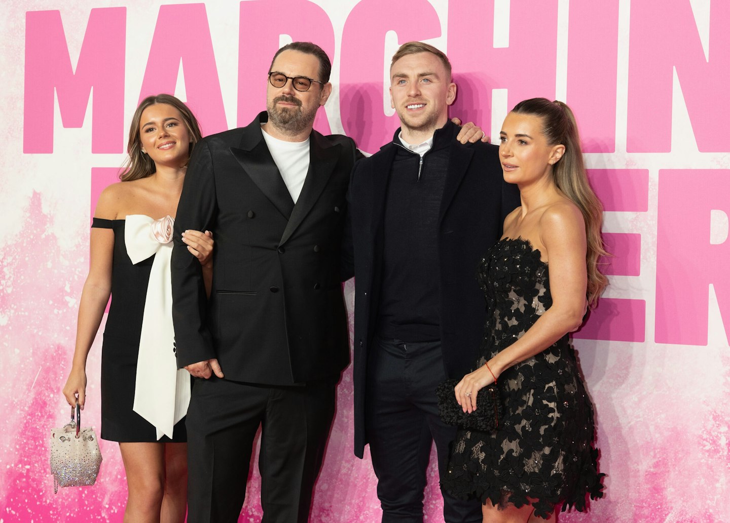 Jo Dyer, Danny Dyer, Jarrod Bowen and Dani Dye