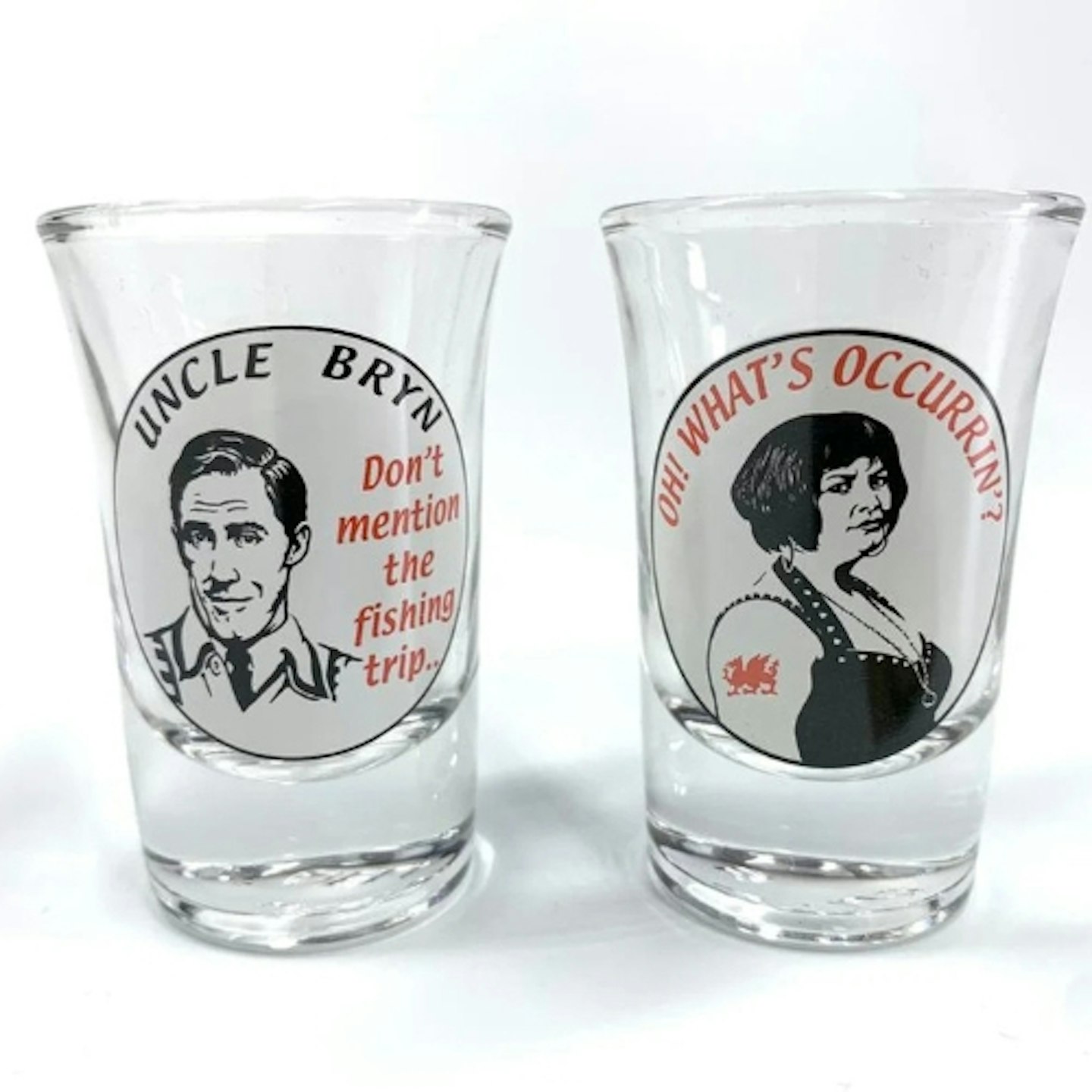 Gavin And Stacey Themed Shot Glasses