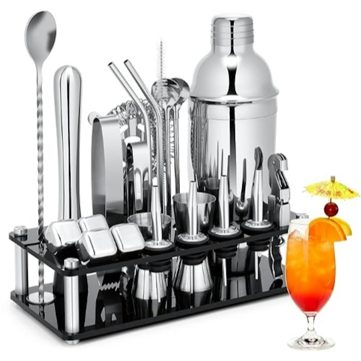 KINGROW Cocktail Shaker Set