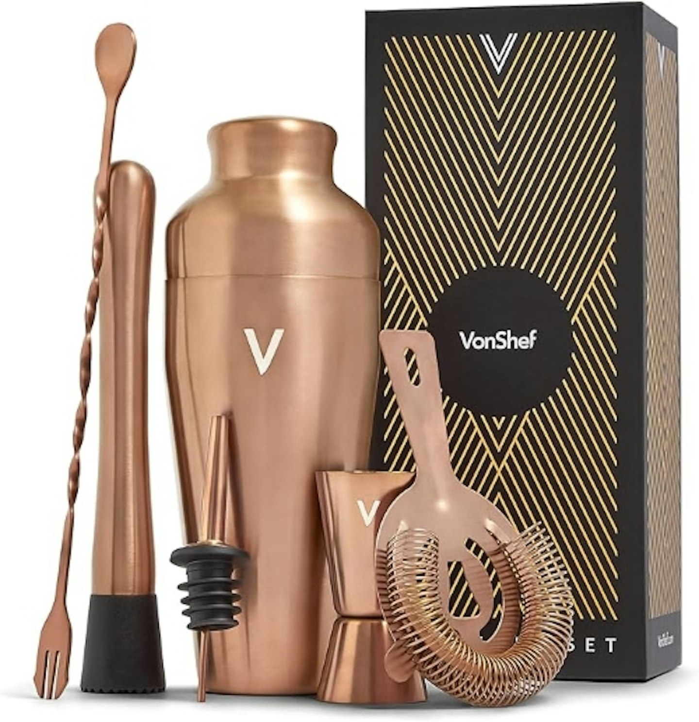 VonShef Cocktail Shaker Set