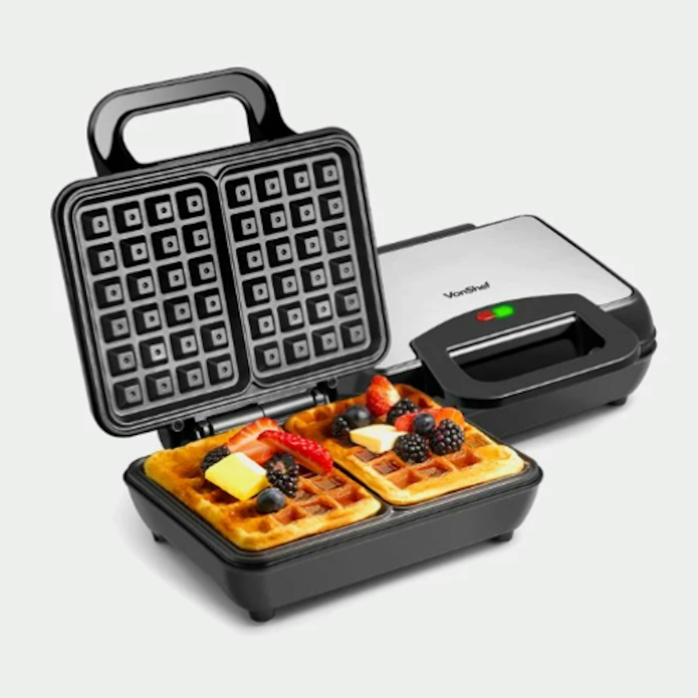 VonShef Dual Waffle Maker Kitchen Appliance.