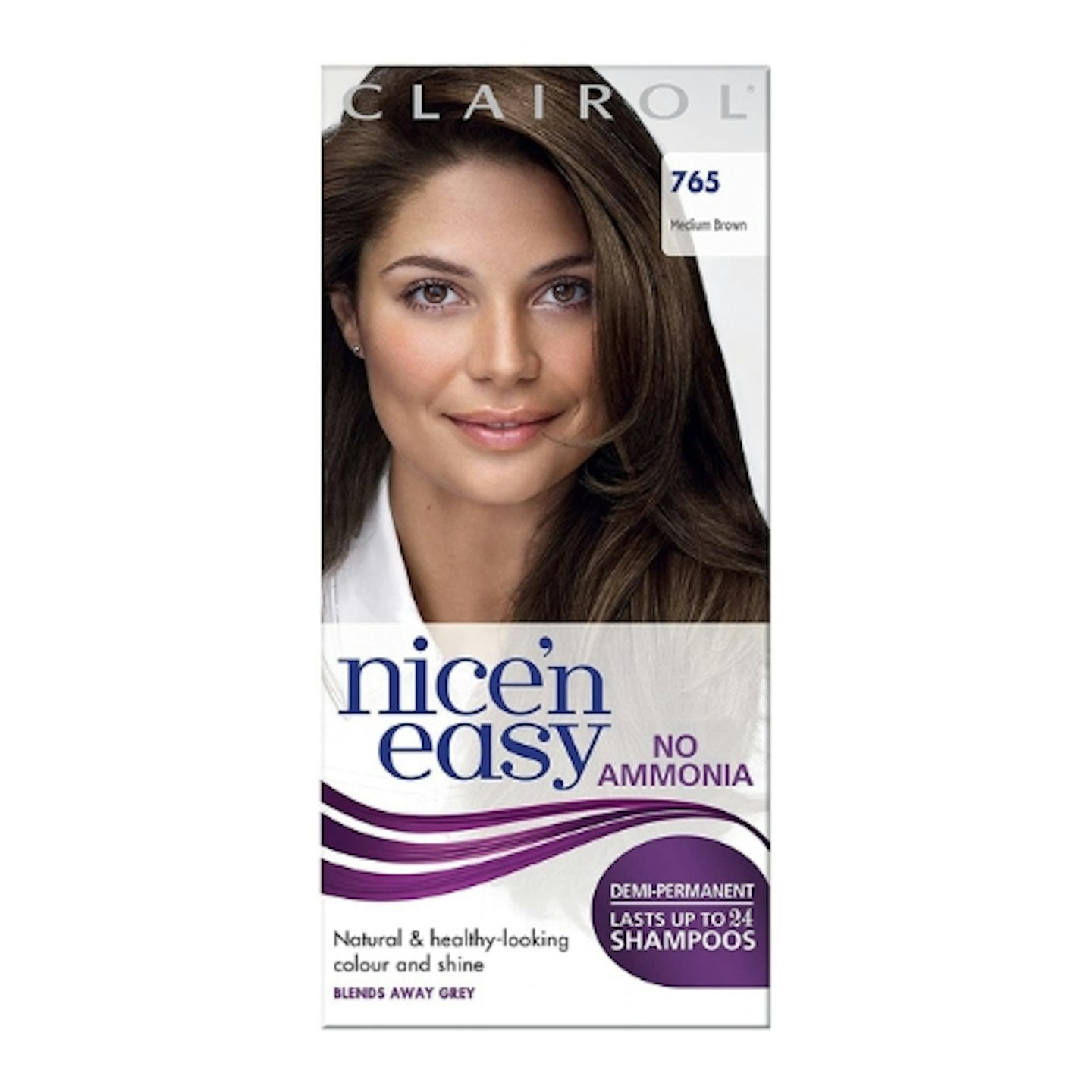 Clairol Nice'n Easy Semi-Permanent Hair Dye No Ammonia 765 Medium Brown