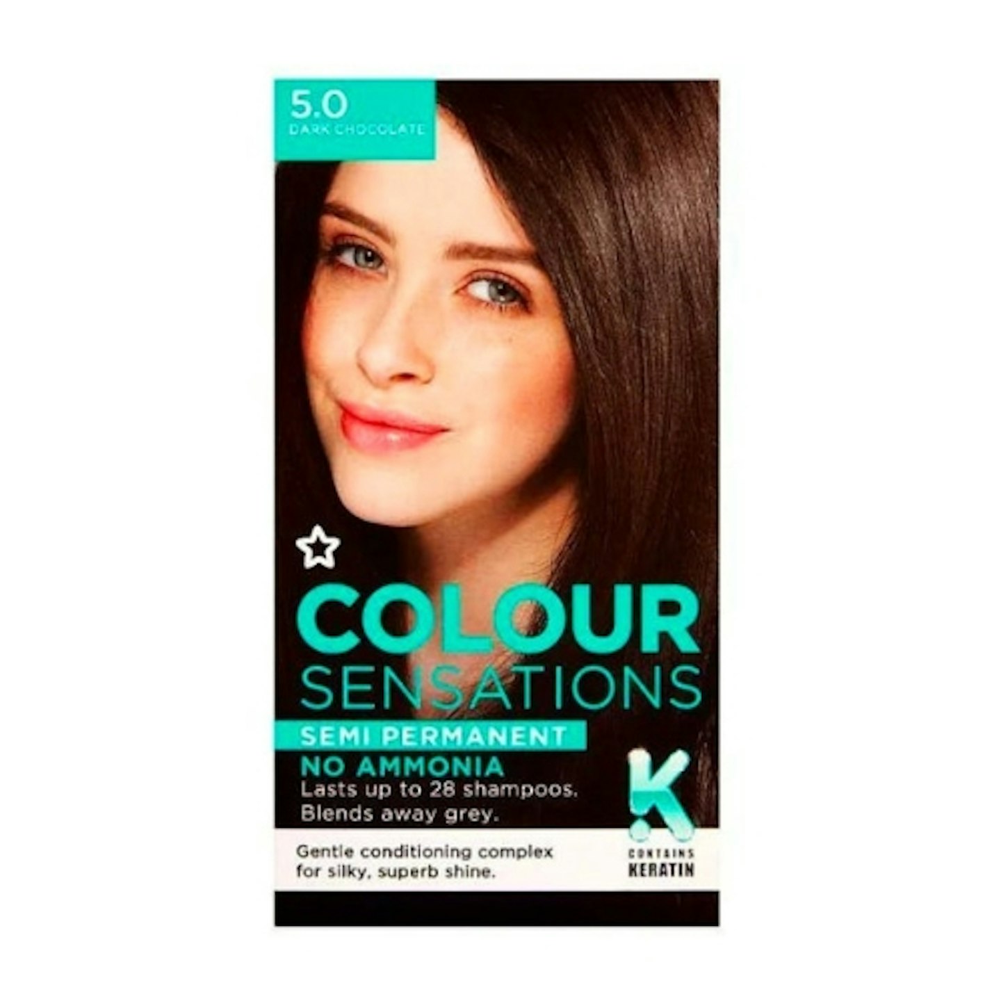 Colour Sensations Semi Permanent Hair Dye Dark Chocolate 5.0