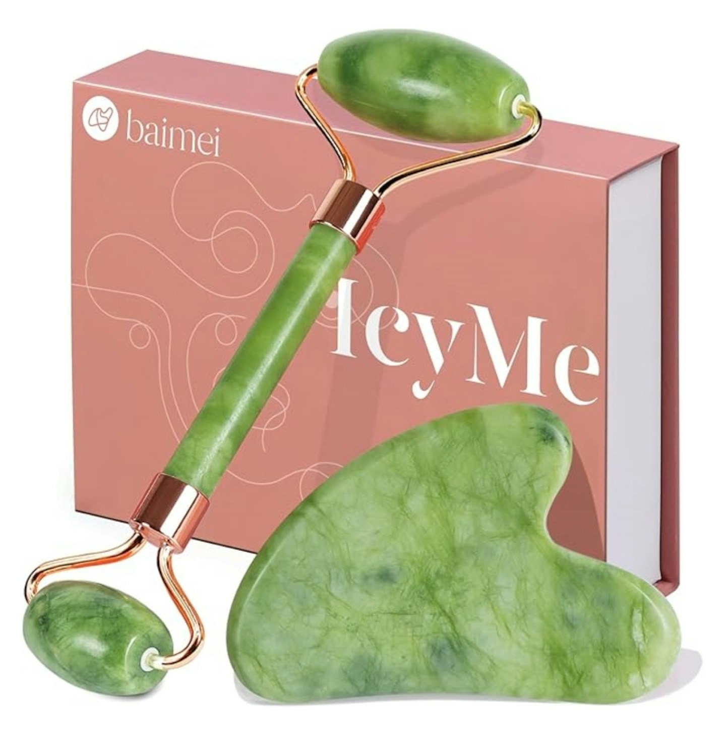 BAIMEI Gua Sha Set and Jade Roller