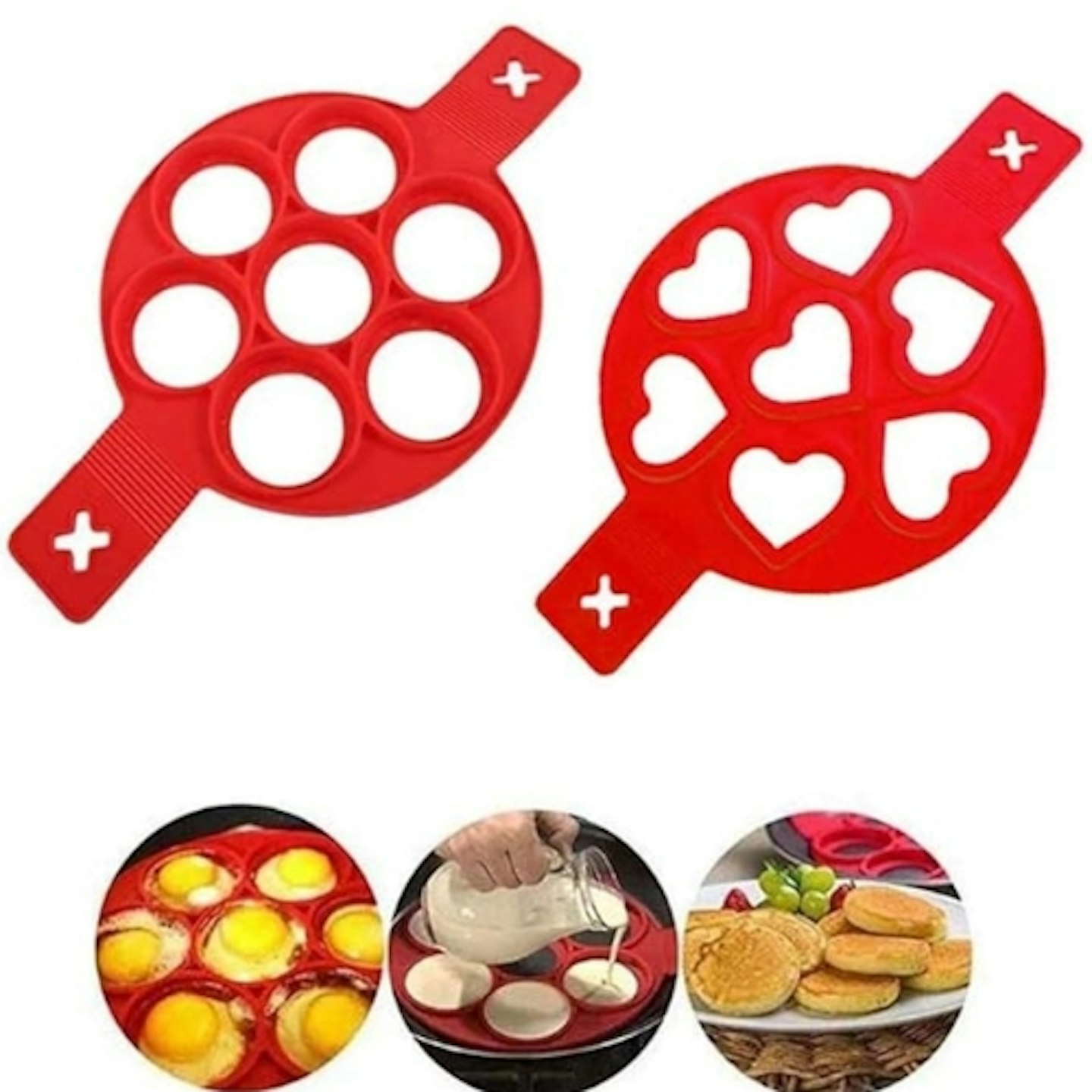 Pancake and Egg Silicone Moulds