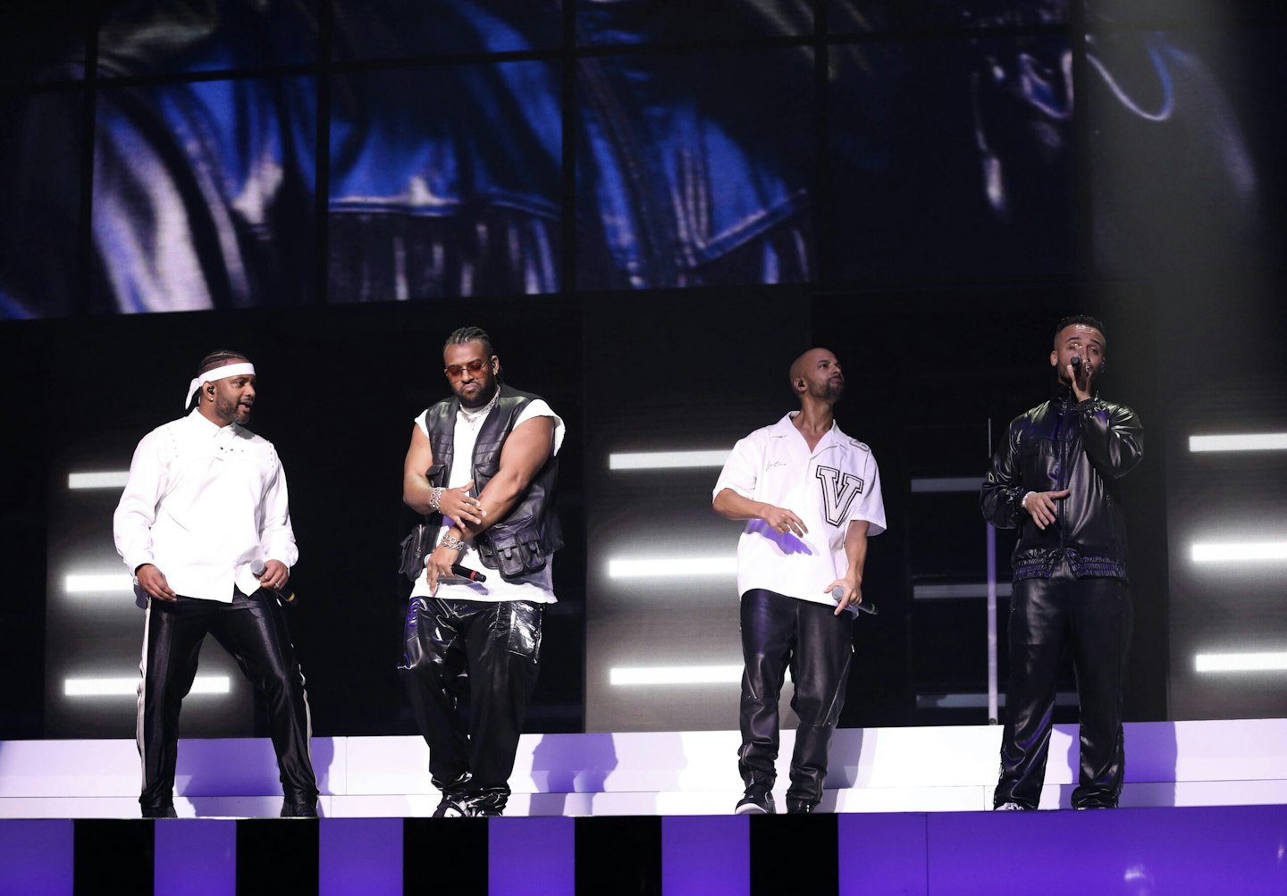 JLS performing in Manchester last year