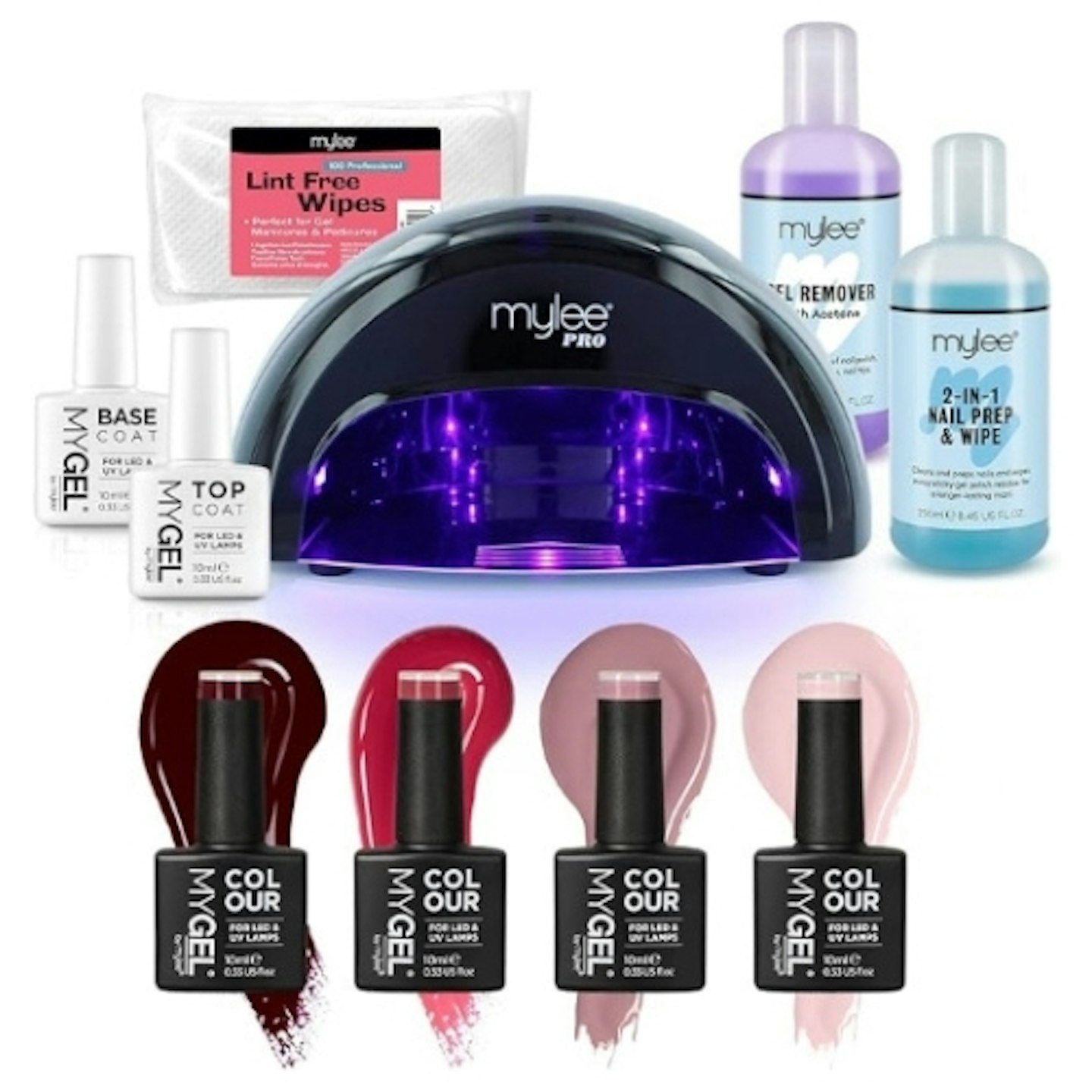 Mylee Complete Professional Gel Nail Polish LED Lamp Kit