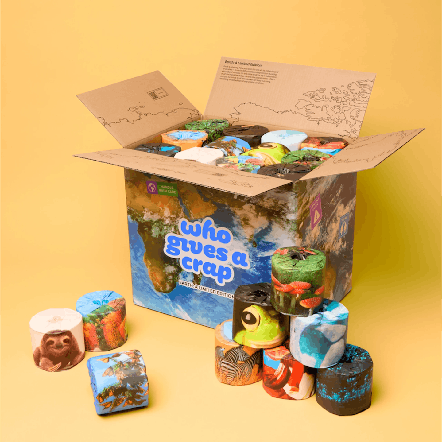 Who Gives A Crap - Earth: A Limited Edition Premium 100% Bamboo Toilet Paper
