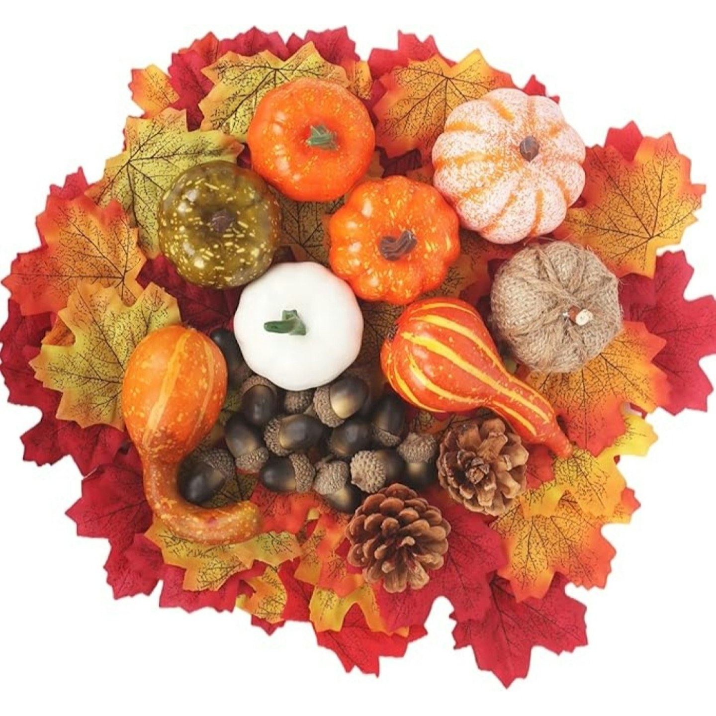 POPOYU Artificial Pumpkins Autumn decoration set