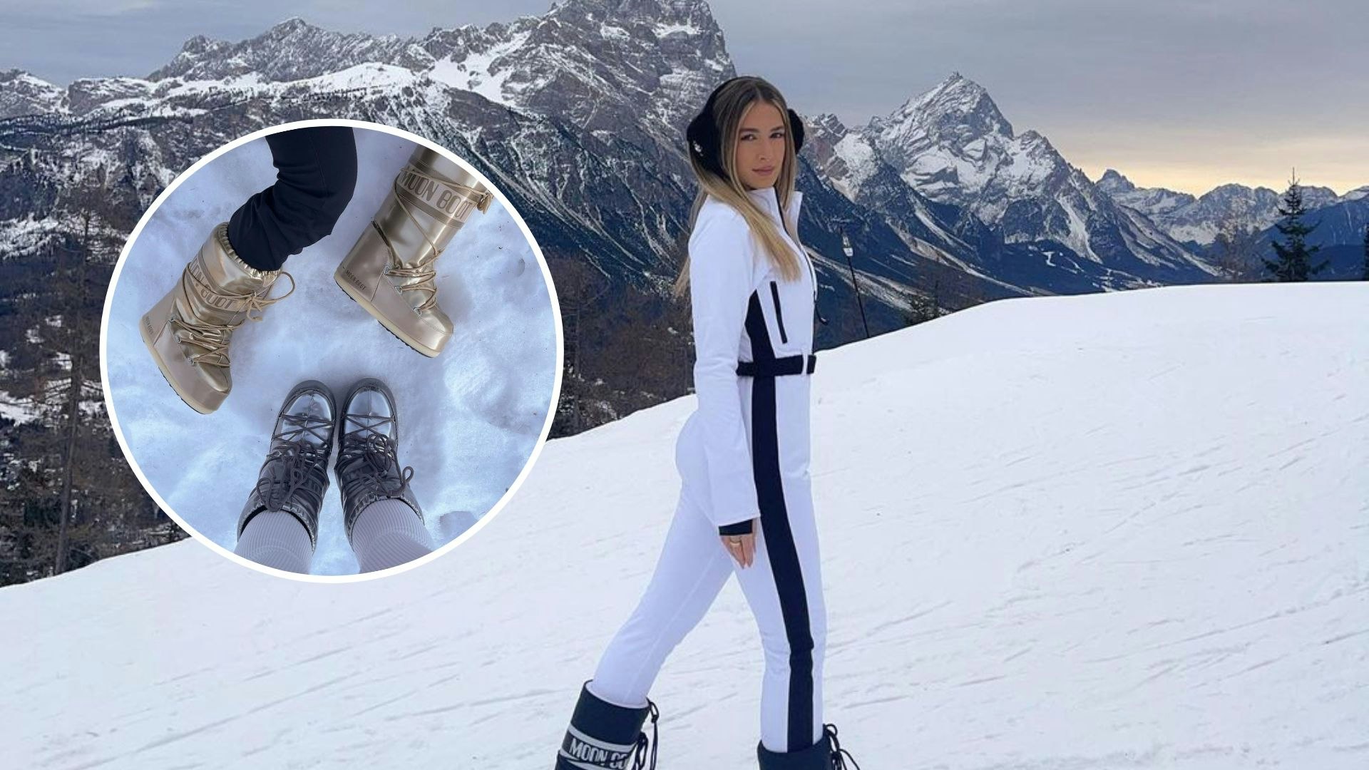 ASOS 4505 Tall ski fitted belted ski suit with faux fur hood