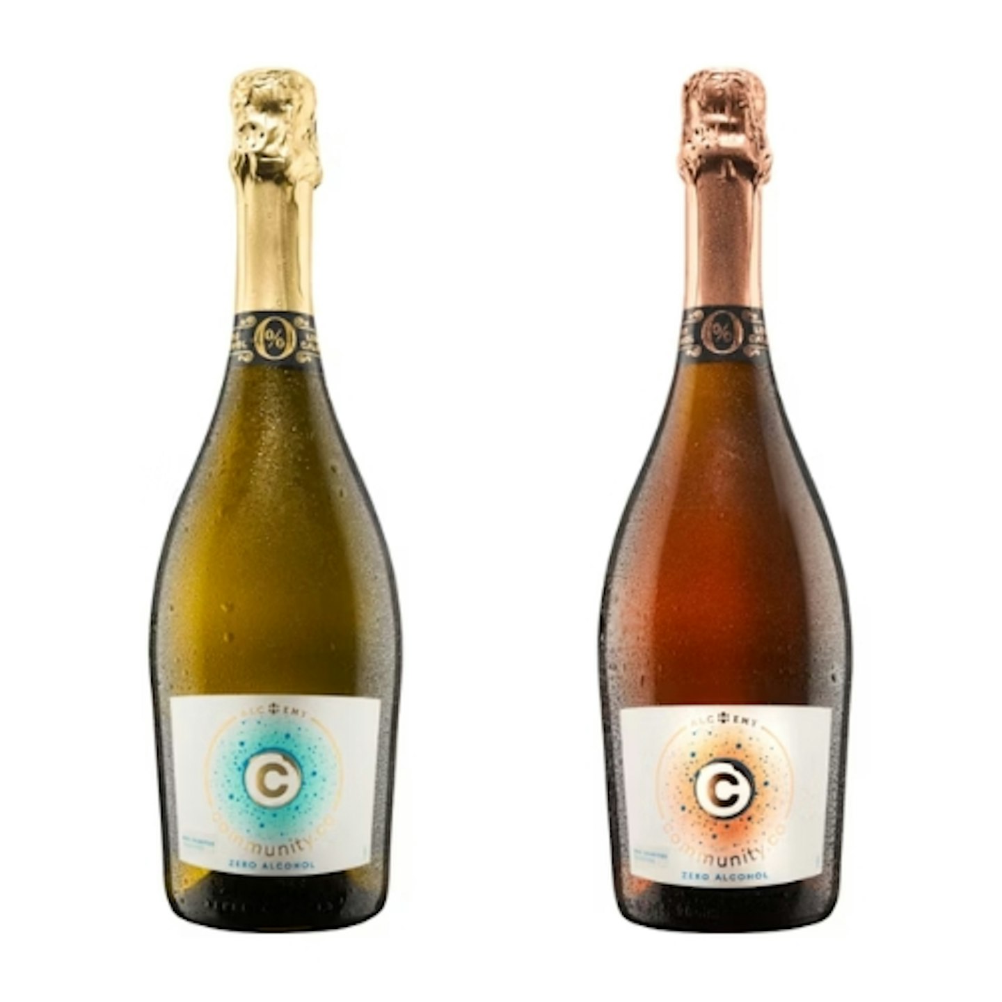 Community.Co Zero Alcohol Sparkling White and Rose NV
