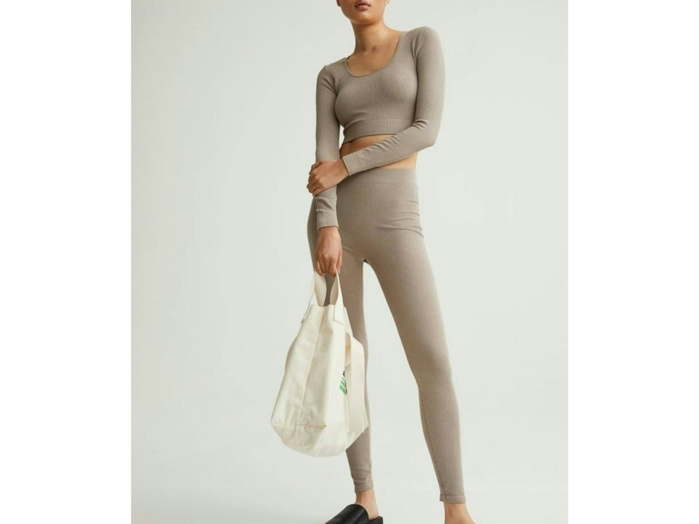 H&M Seamless Ribbed Leggings