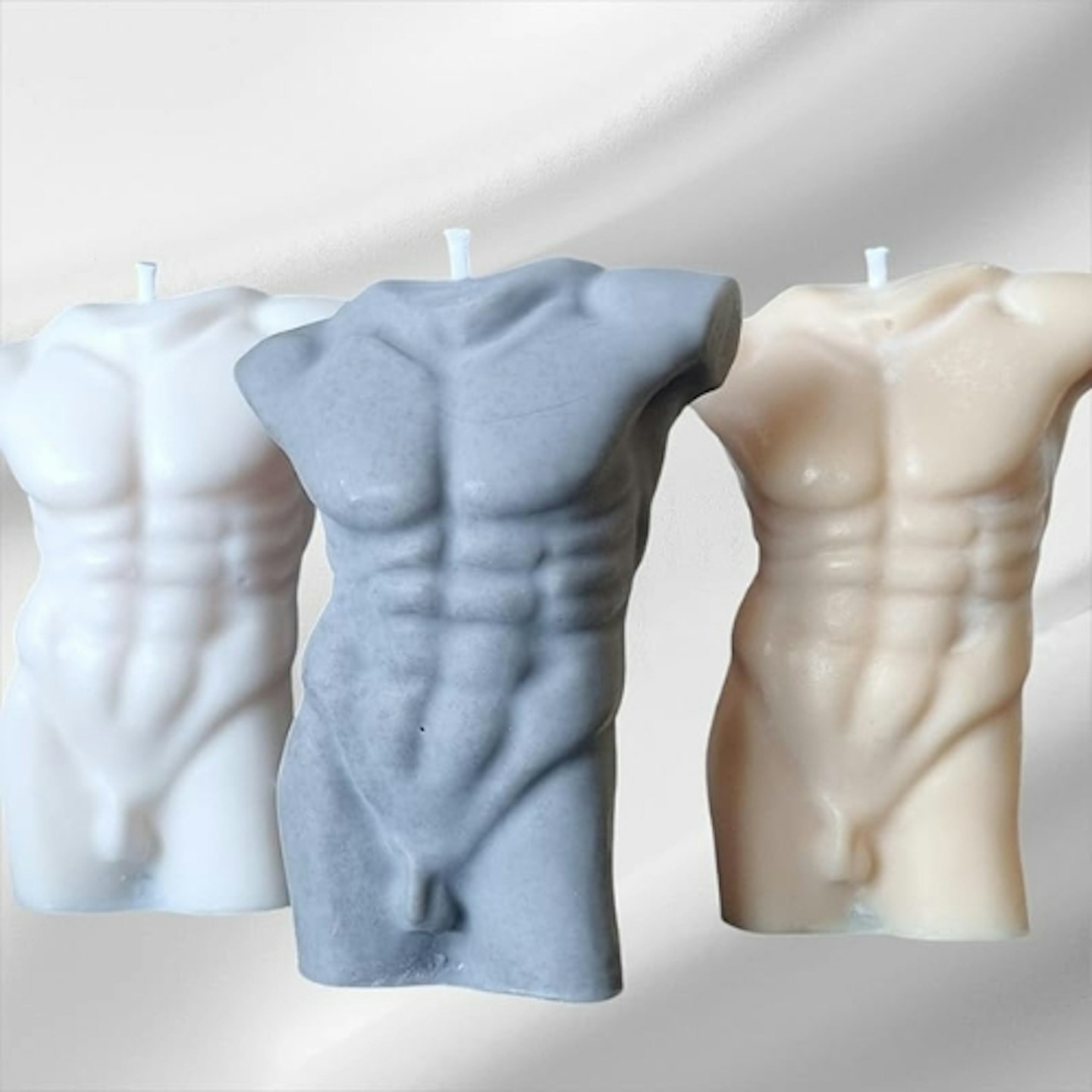 Handmade Store Male Torso Candle
