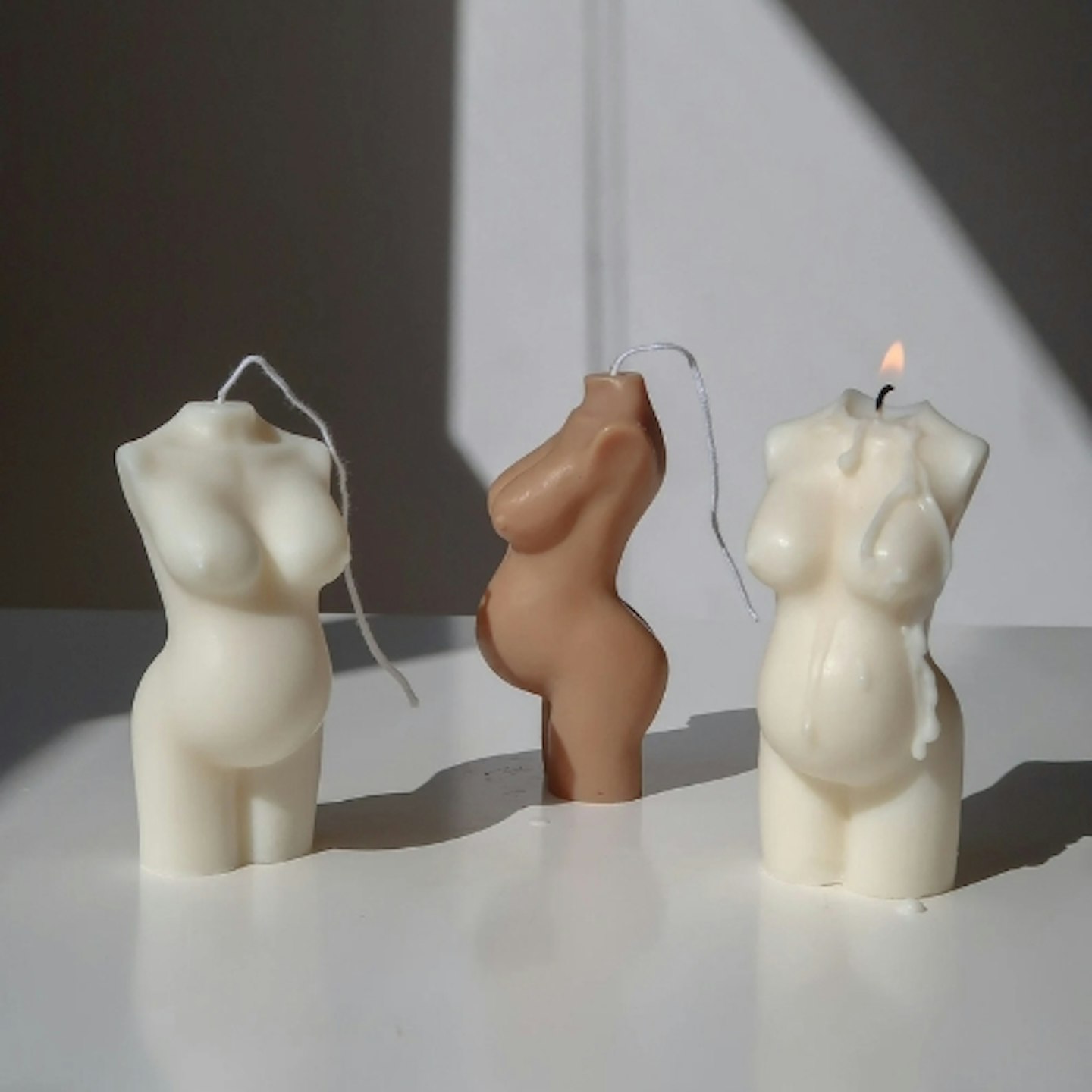 JEUNEHOME Pregnant woman body candle