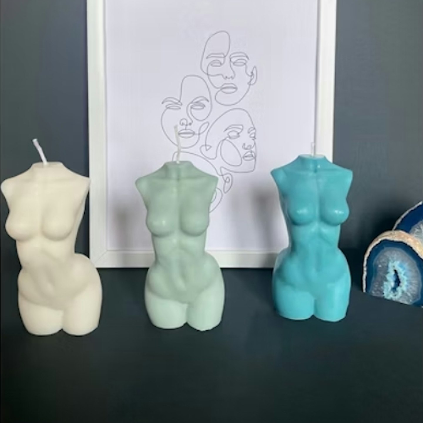 LefeuCo Coloured Torso Candle