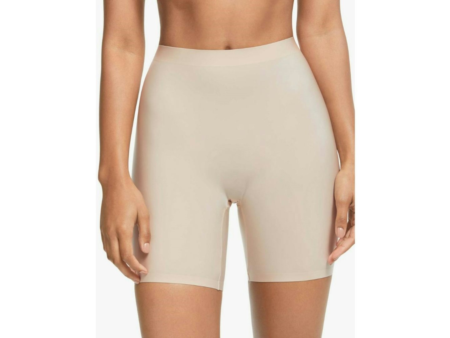 Tessa Light Control Thigh Slimmer Shorts in Almond