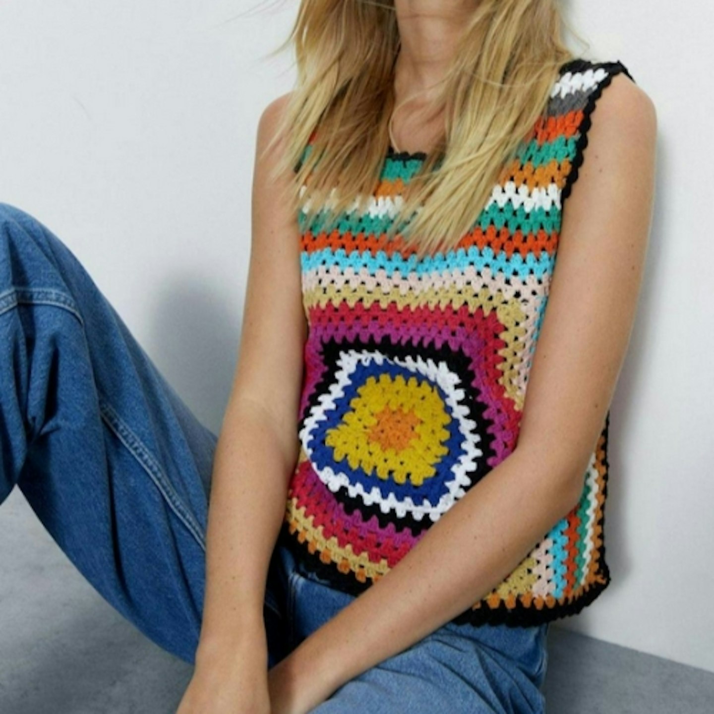 Crochet Knitted Top