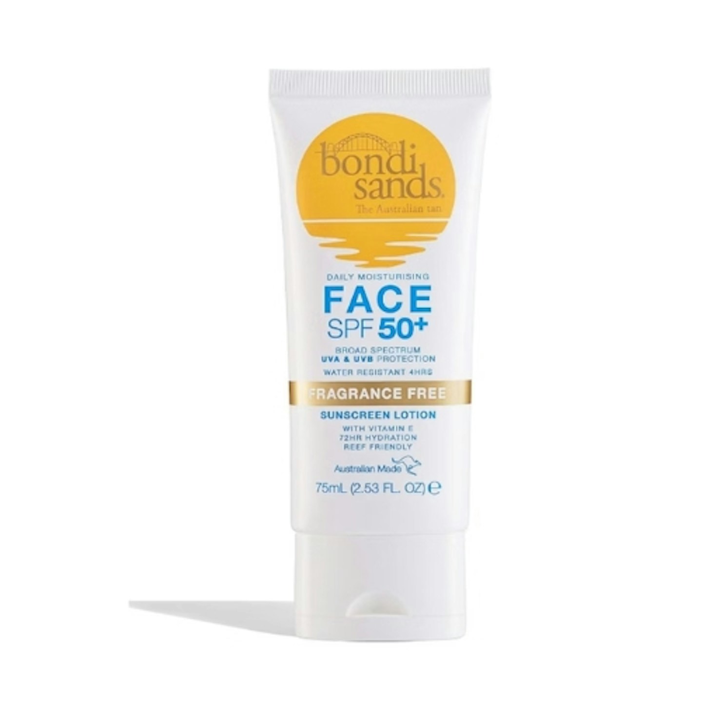 Bondi Sands Fragrance Free Face Sunscreen Lotion SPF 50+