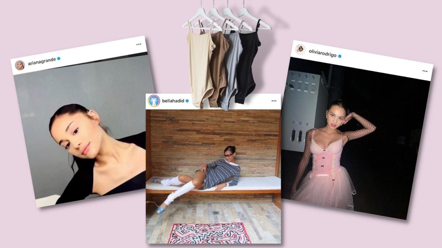screenshots from balletcore instagram celebs