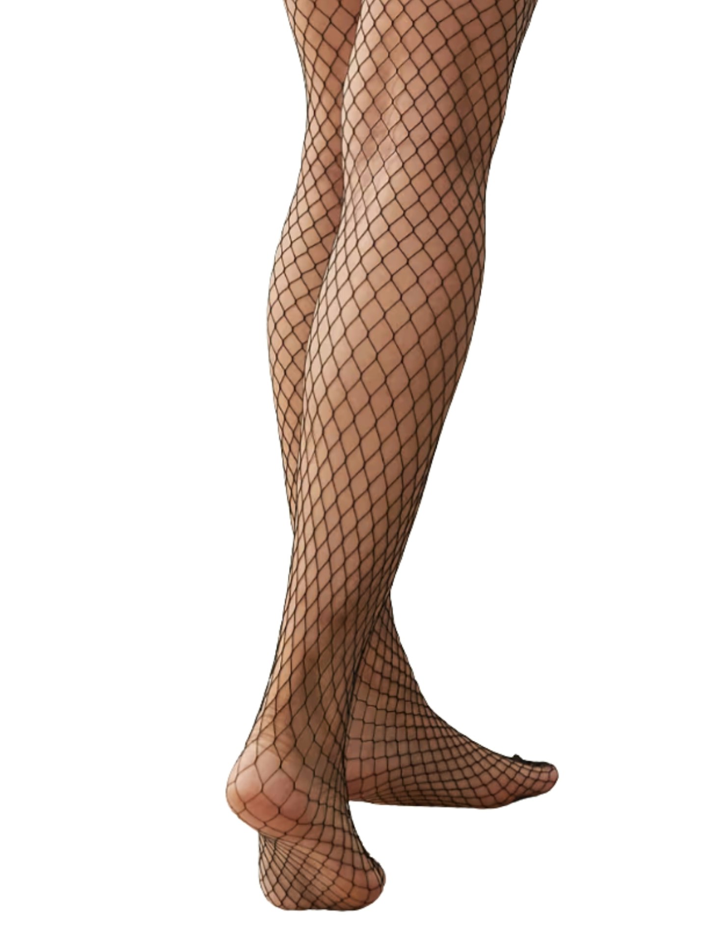 Pretty Polly fishnet tights in black