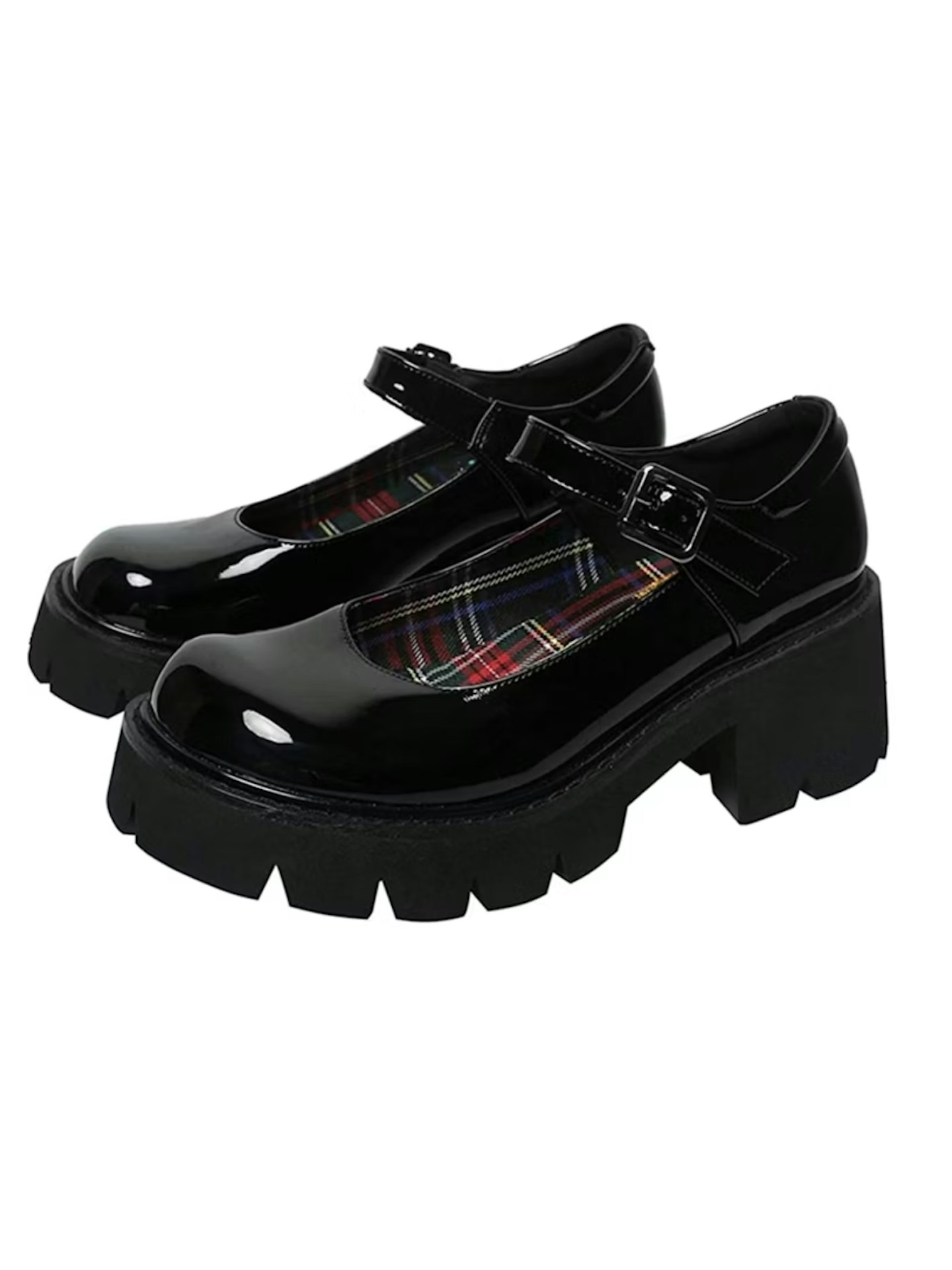 Women Chunky Platform Mary Jane Shoes