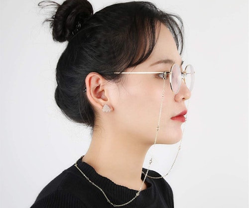 Eli-time glasses chain for women