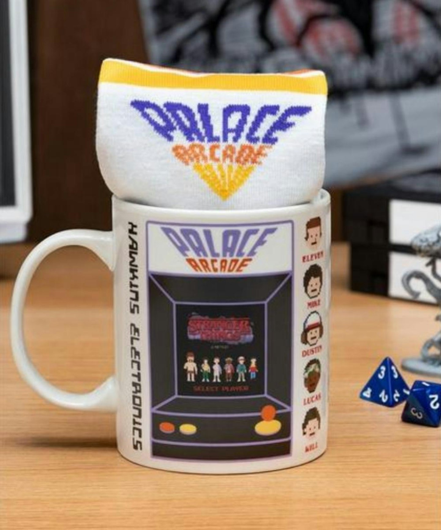 Stranger Things Retro Mug and Socks Set