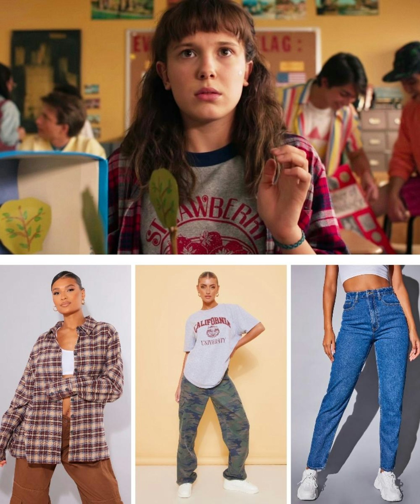 Recreate Eleven's High School 80's Outfit