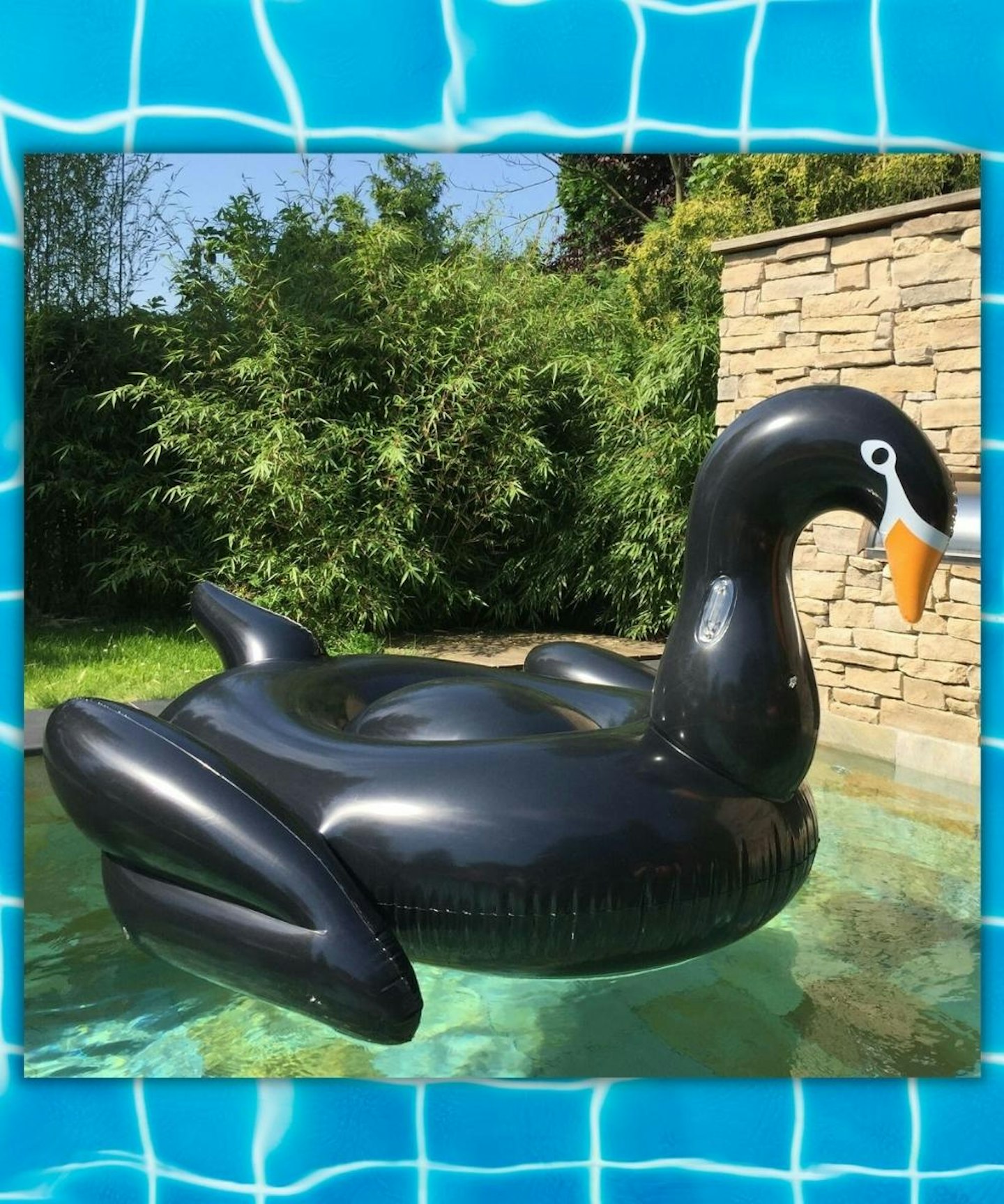 Inflatable PVC Swan Swim Ring