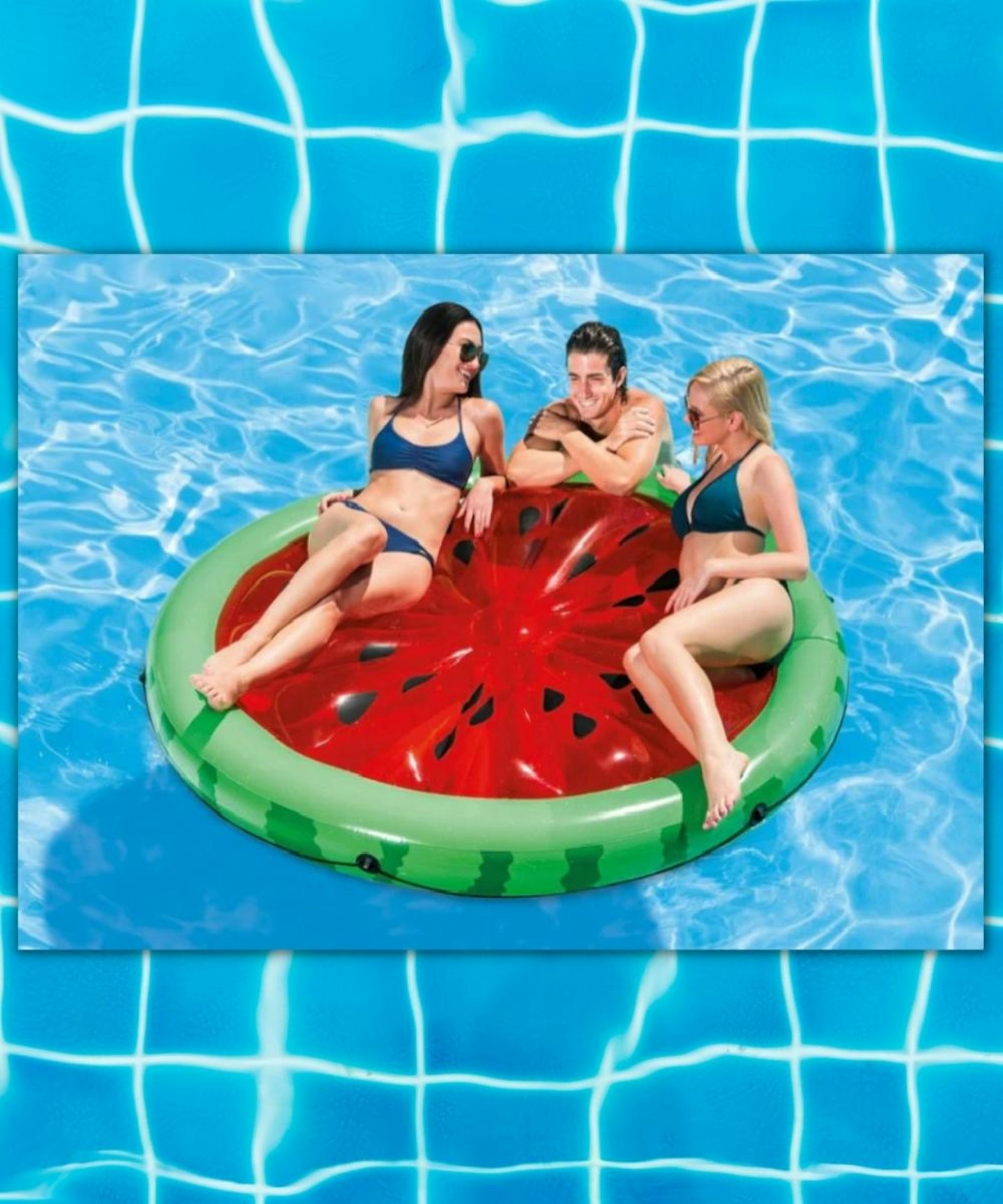 Intex 56283EU - Watermelon shaped inflatable mattress 183 x 23 cm