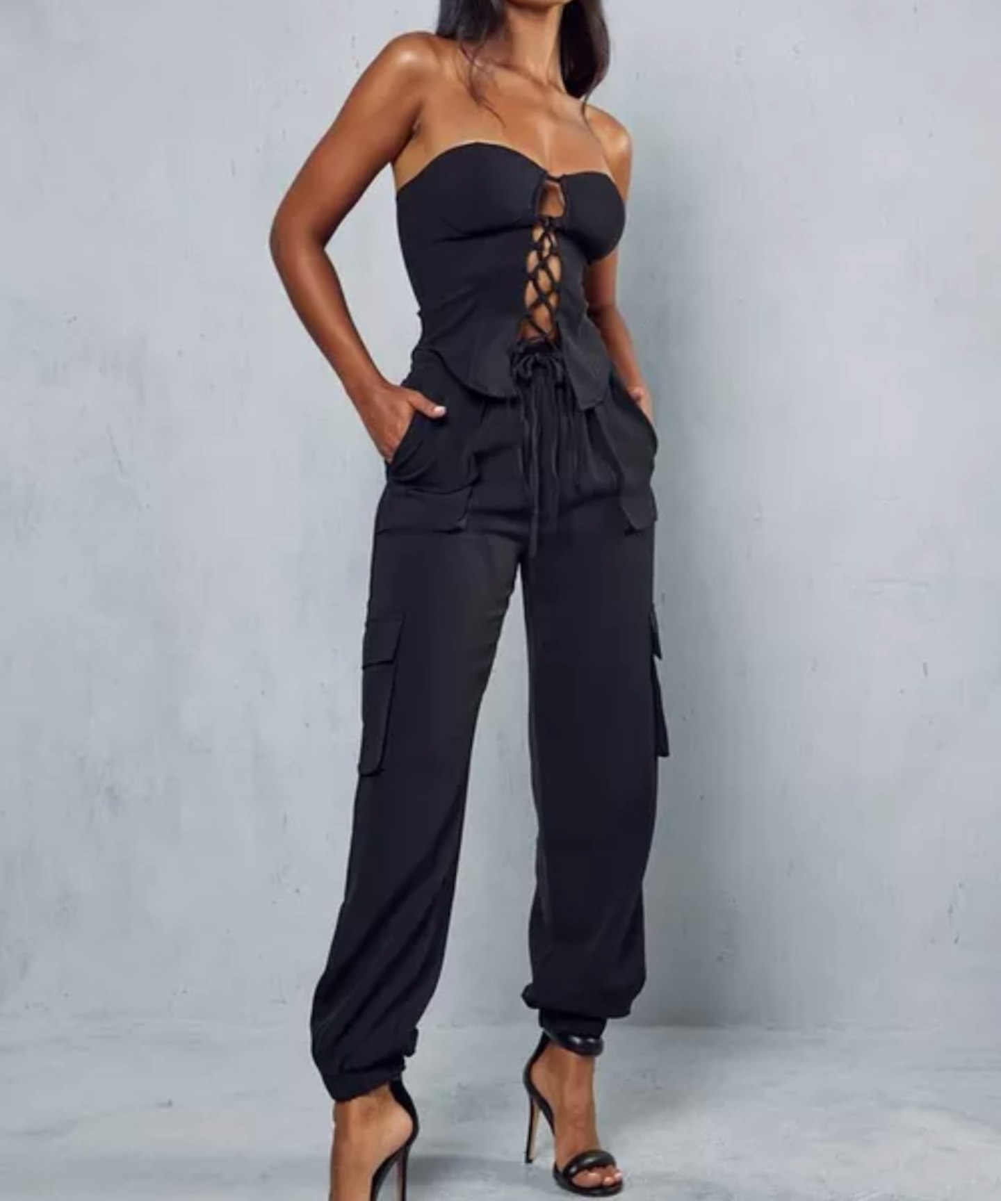 Boohoo Pocket Detail Cuffed Cargo Pant