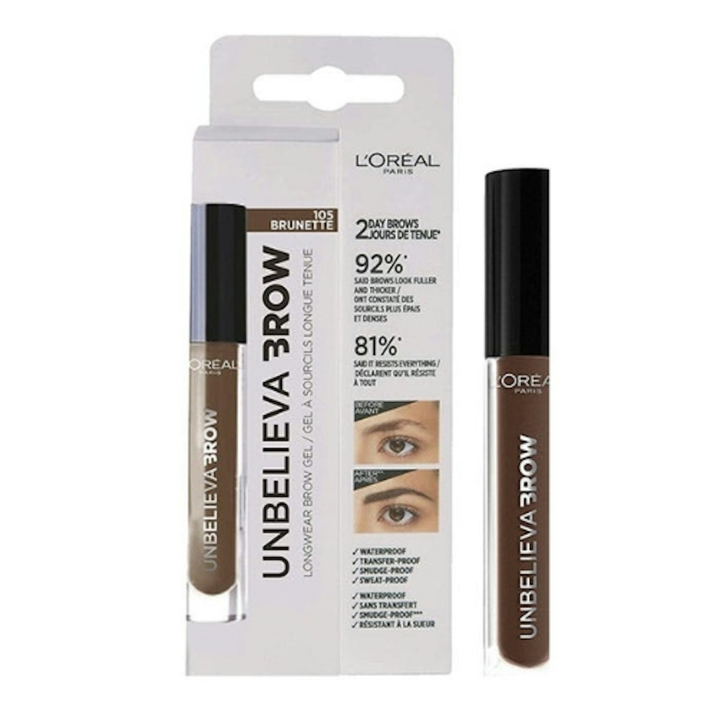 L'Oreal Paris Unbelieva Brow Long-Lasting Brow Gel