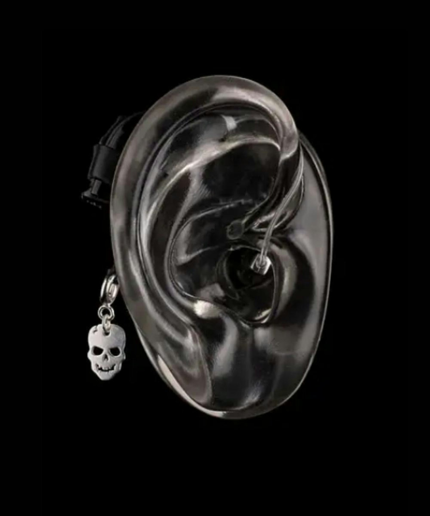 DeafMetal® Bad Boy – Hearing Aid Pendant