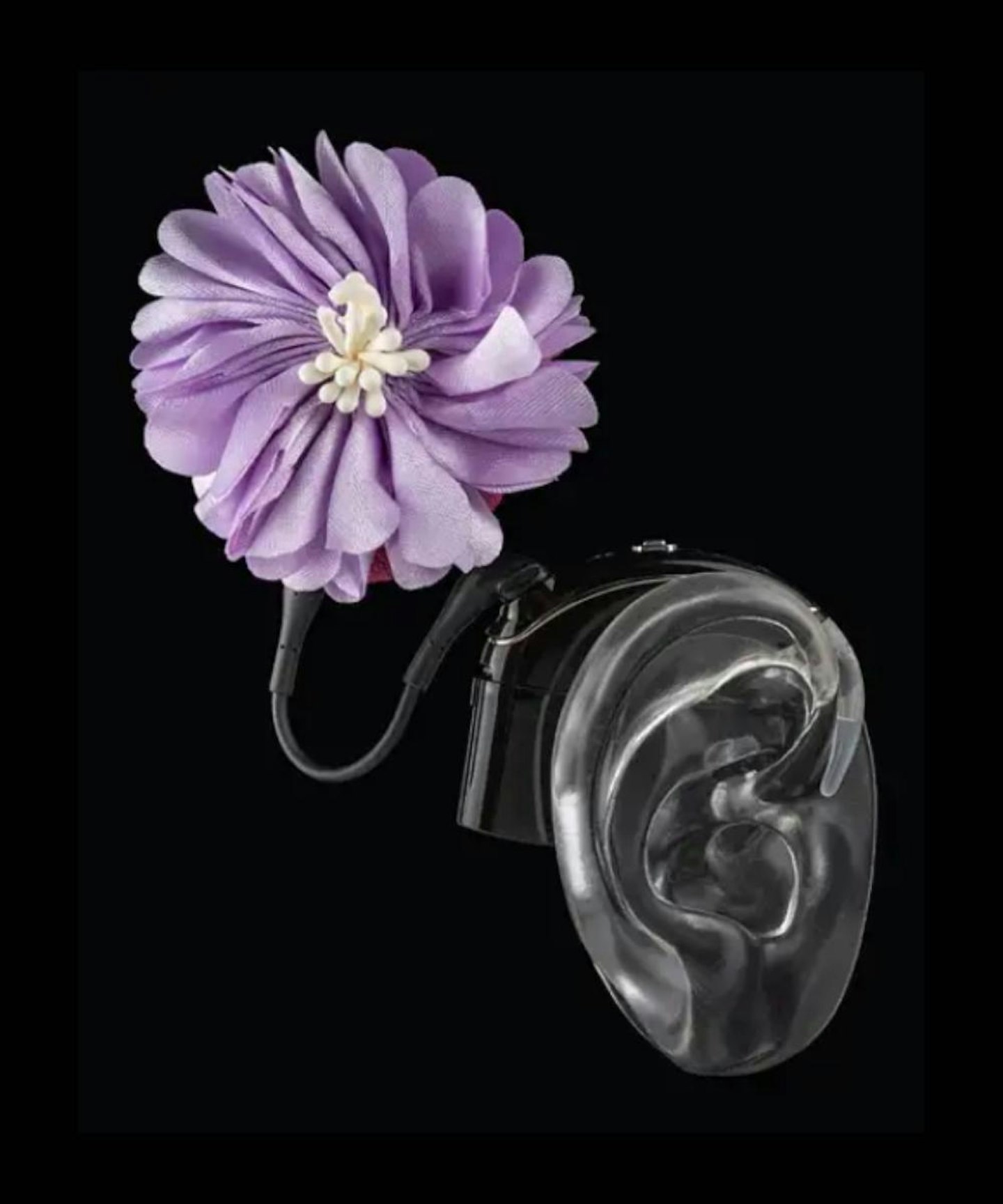 DeafMetal® Lilac Flower – Cochlear Implant Jewellery