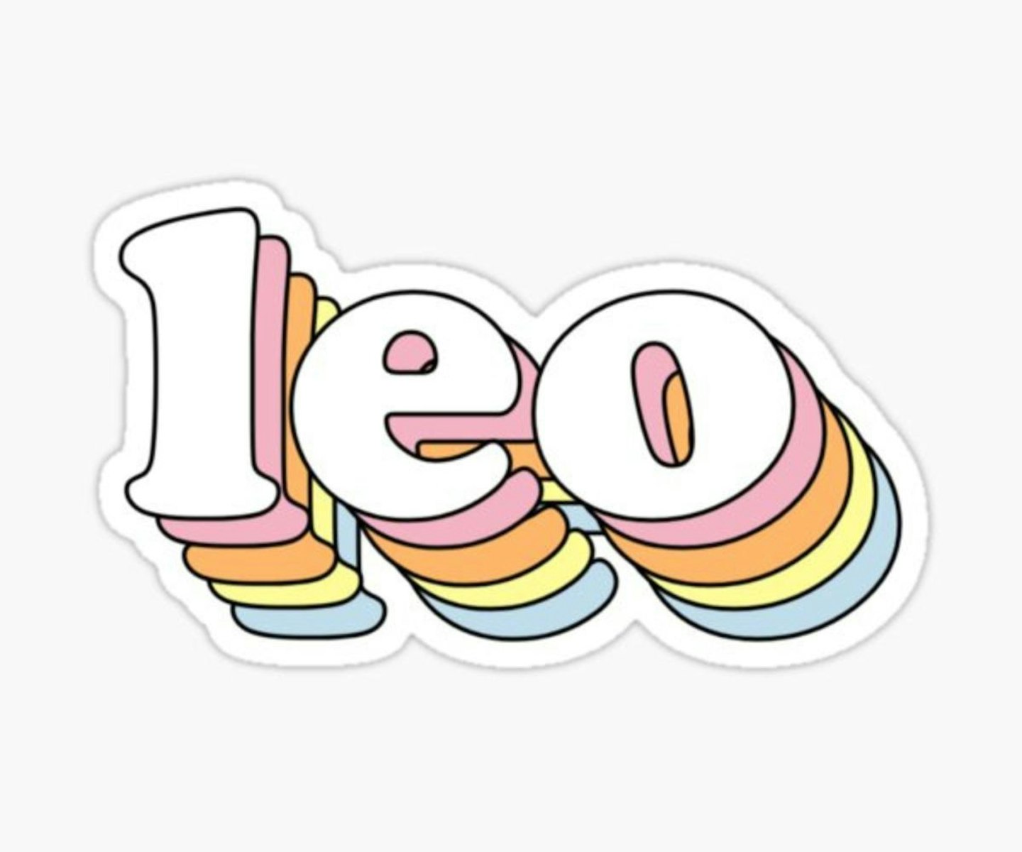 Groovy Leo Sticker