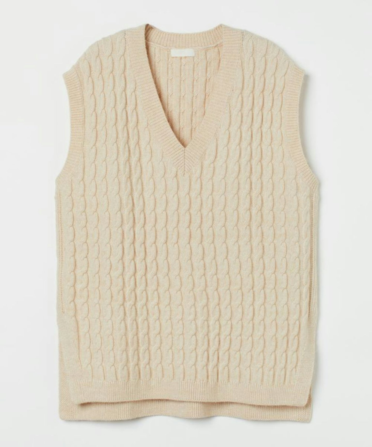 Cable-Knit Sweater Vest