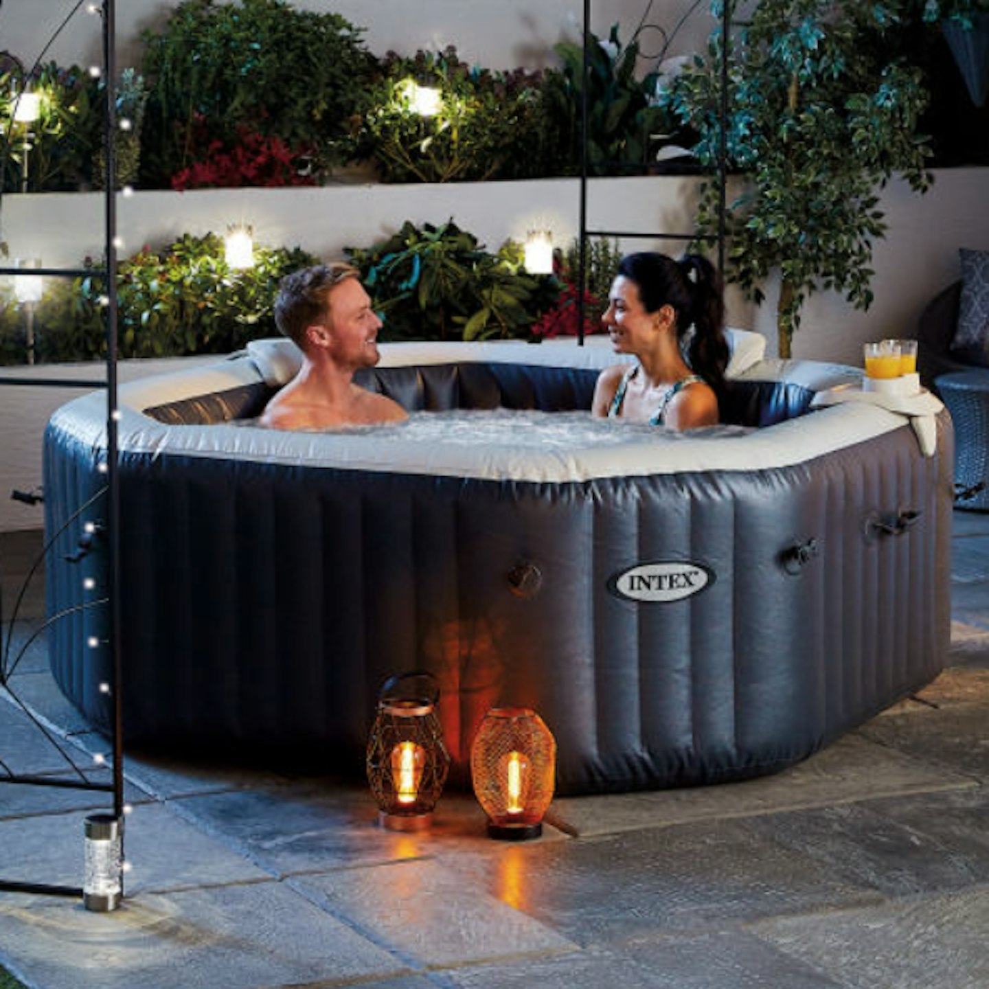 Intex Inflatable 4 Person Hot Tub