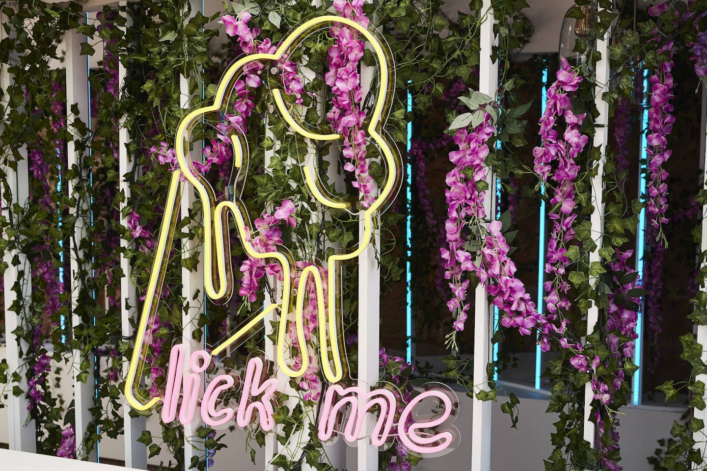 Love Island villa neon sign