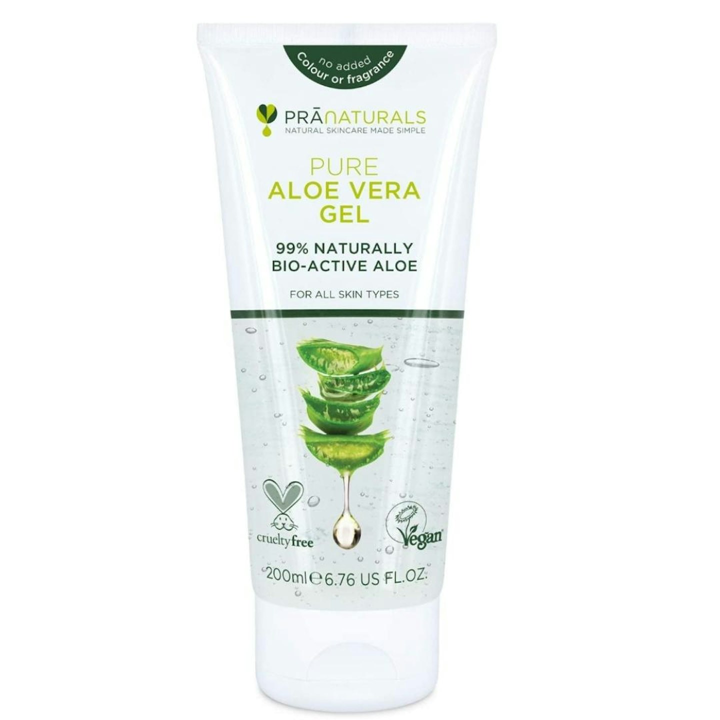 PraNaturals Pure Aloe Vera Gel 200ml