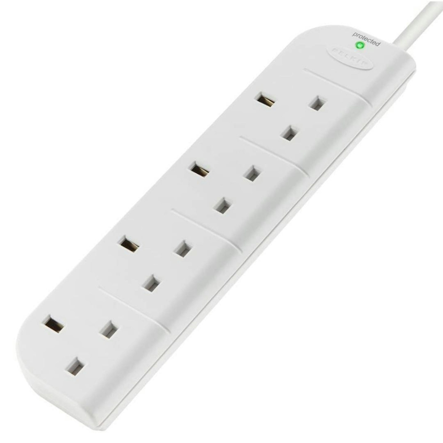 Belkin E-Series 4 Plug SurgeStrip Surge Protected Extension Lead - 1 m