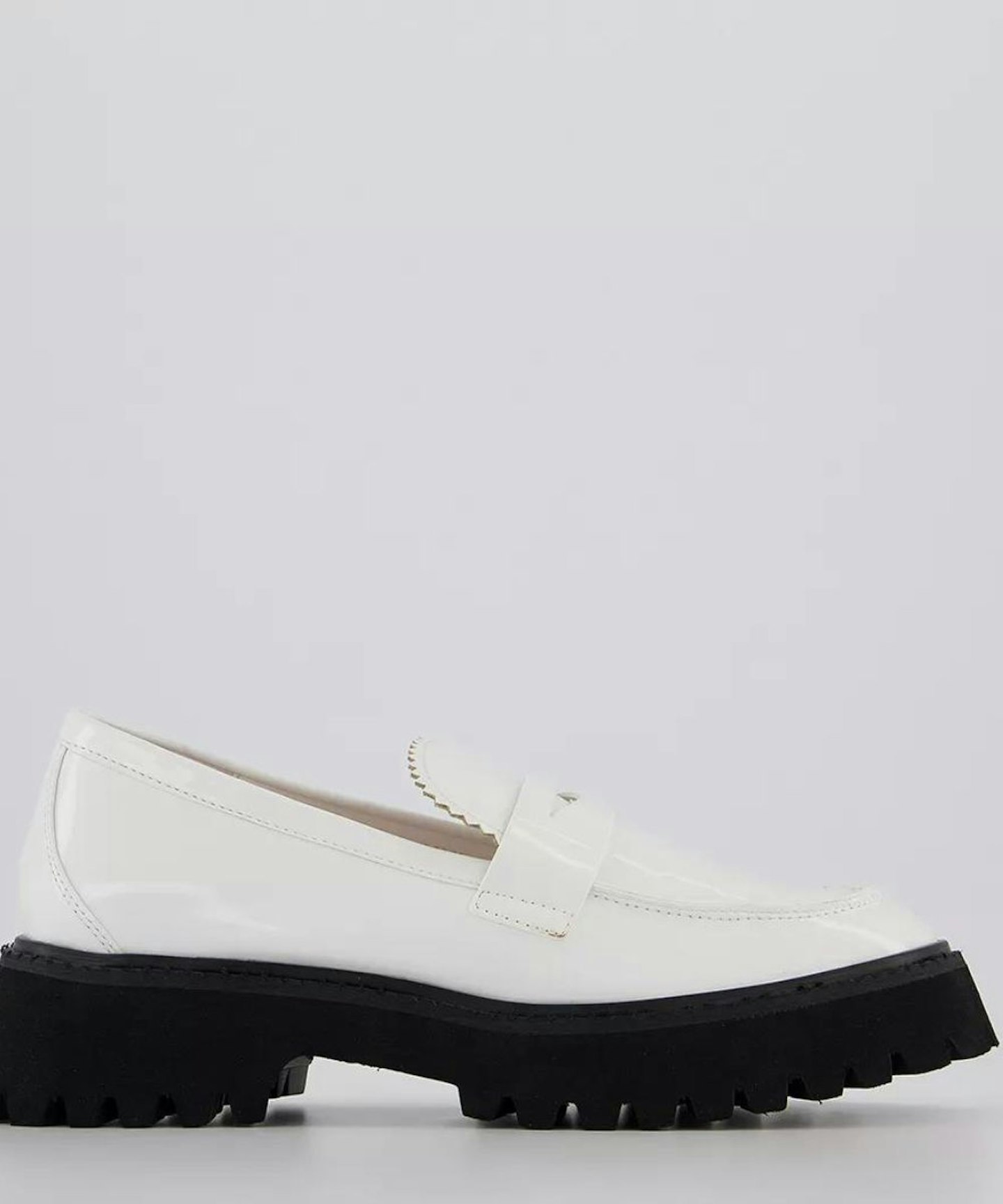 Raid Astra Loafers White Patent