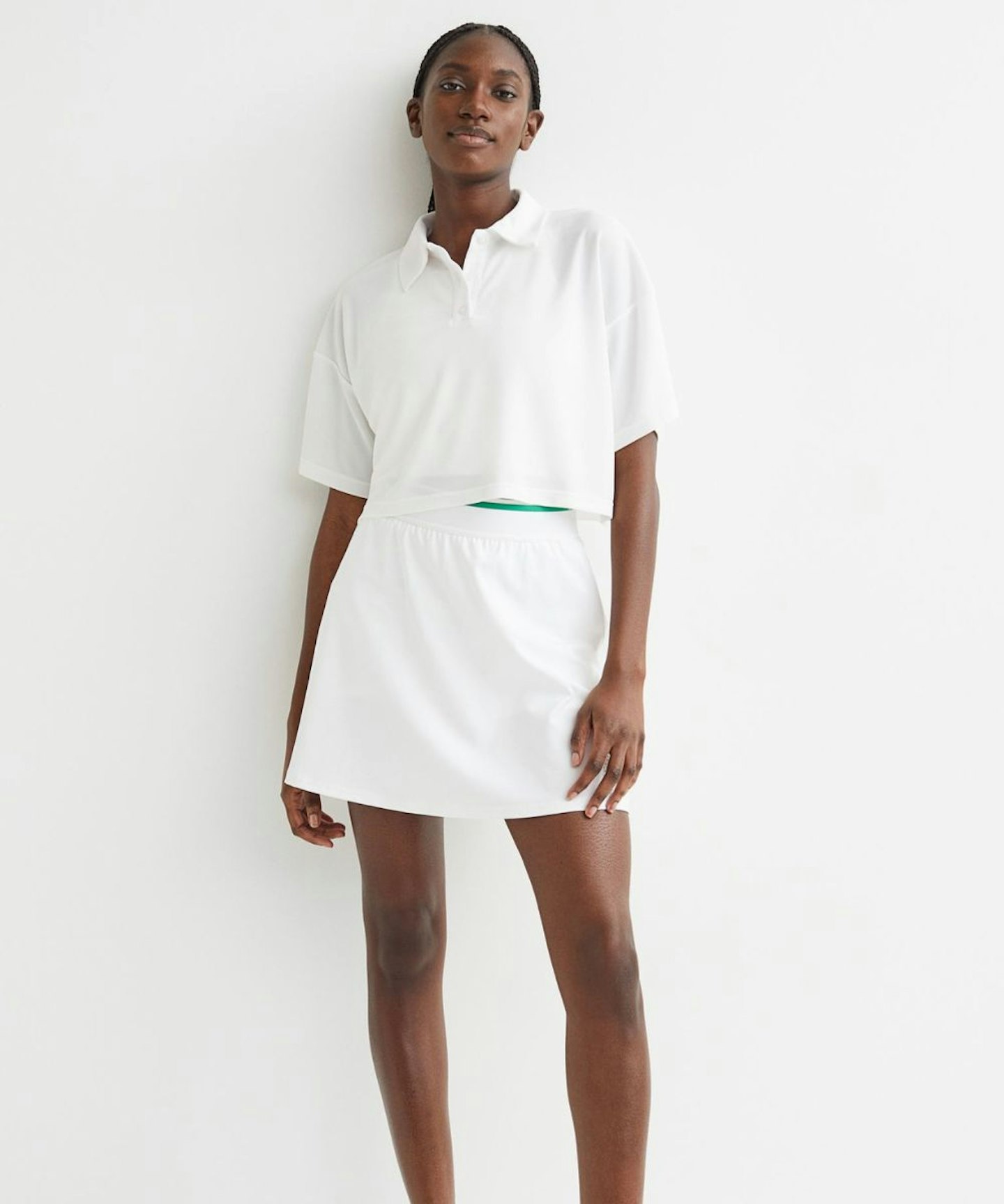 Cropped Polo Shirt