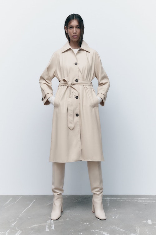 9 of the best faux leather trench coats to never take off this autumn