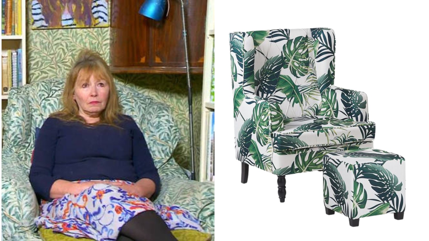 Mary’s eccentric, leafy armchair