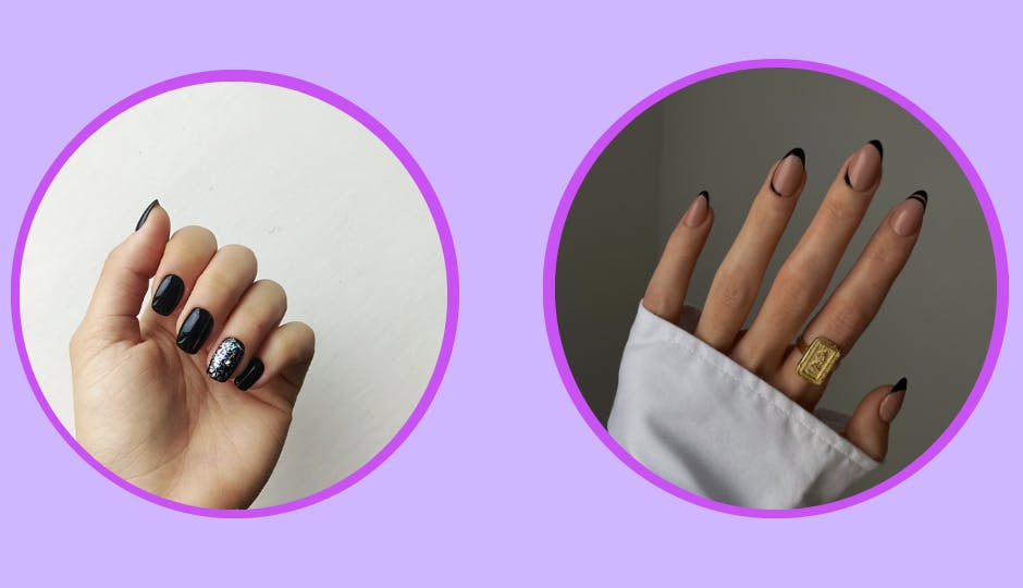 Black and white nail designs: the photos you need for your next nail salon  visit
