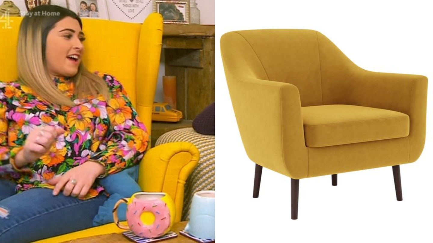 Sophie’s bright yellow armchair