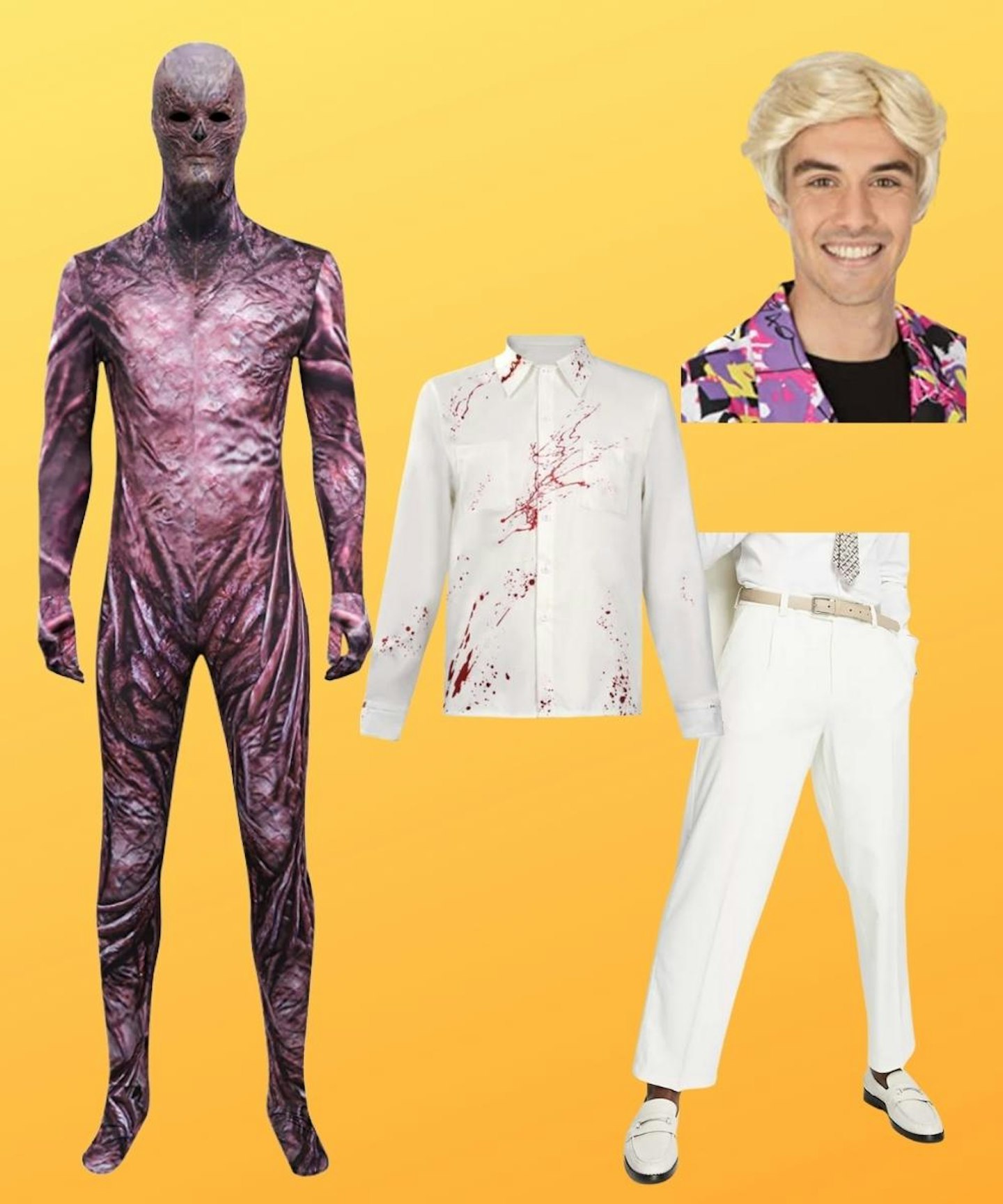 Vecna/One's Morph Suit & Bloody Shirt Costume